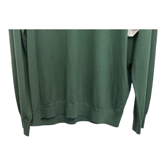 THEORY Crewneck lightweight sweater In green - Picture 5 of 14